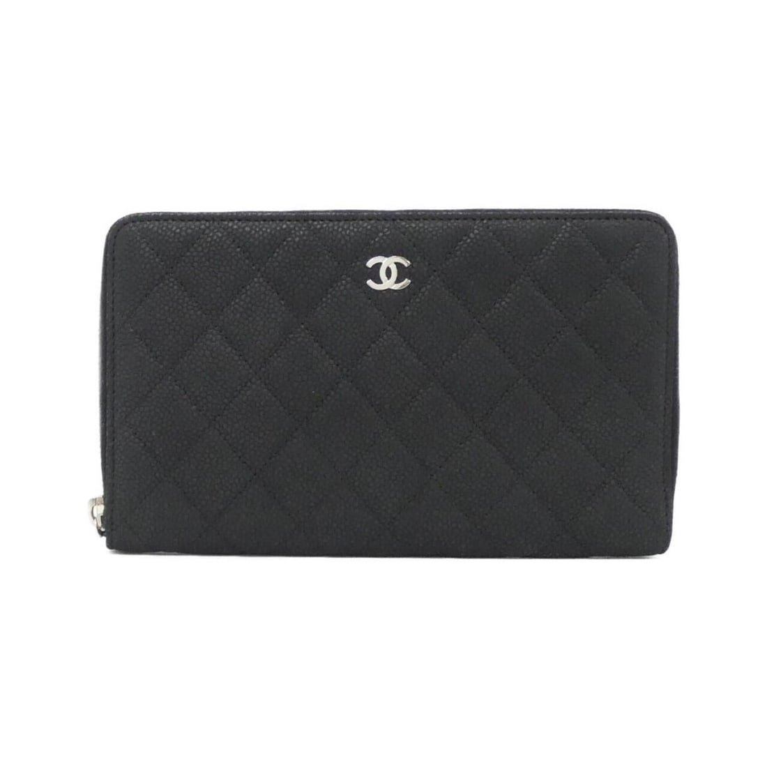 Chanel Timeless Classic Line 48982 Wallet: --- Catalog ---Category: SizeSize (HxWxD): 12.5cm x 20cm x 2cm / 4.92'' x 7.87'' x 0.78''Category: DesignType: Long wallet (bi-fold)Color: BlackGender: Women,MenMaterial: Grained Calfskin Category: