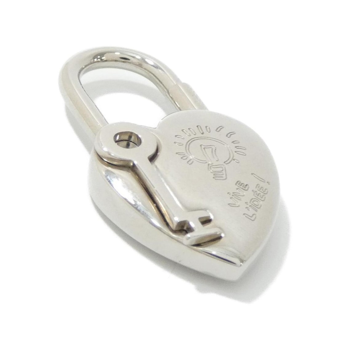 Hermes HEART Cadena 041337CK Keychain (1 of 18)