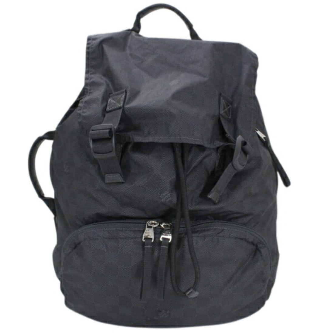 Louis Vuitton Backpack, Damier Adventure, Men's, Nylon, N41189, Black, LOUIS VUITTON KM3229 (1 of 15)