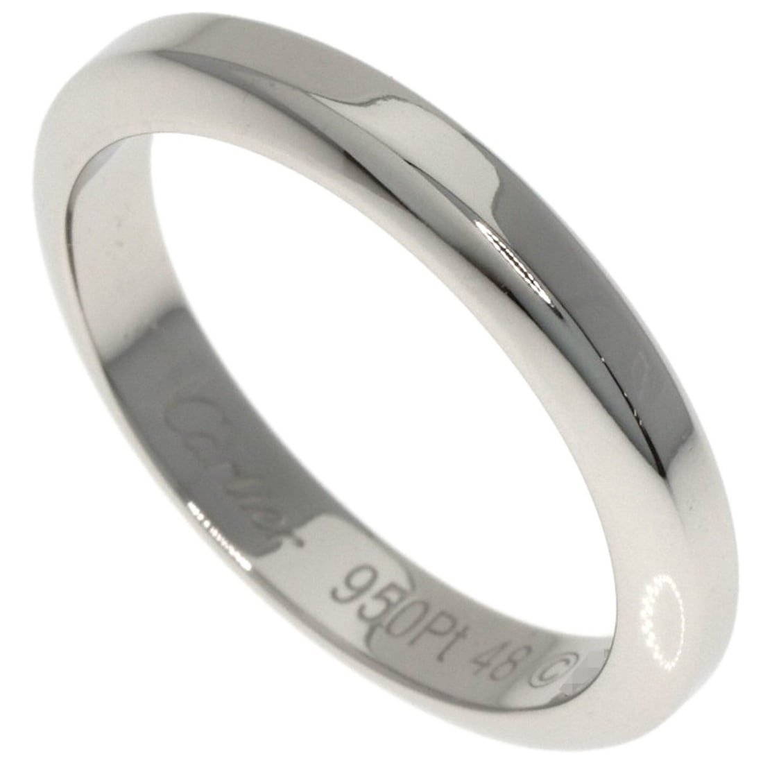 Cartier Wedding Ring #48, Platinum PT950, Women's, CARTIER (1 of 20)
