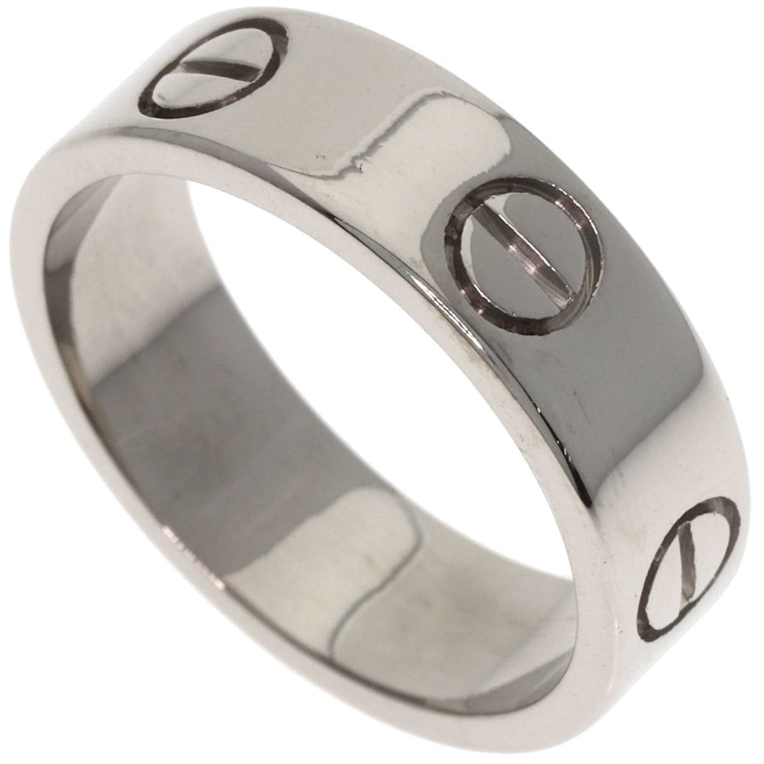 Cartier Love Ring #53, 18K White Gold, Women's Ring, CARTIER (1 of 20)