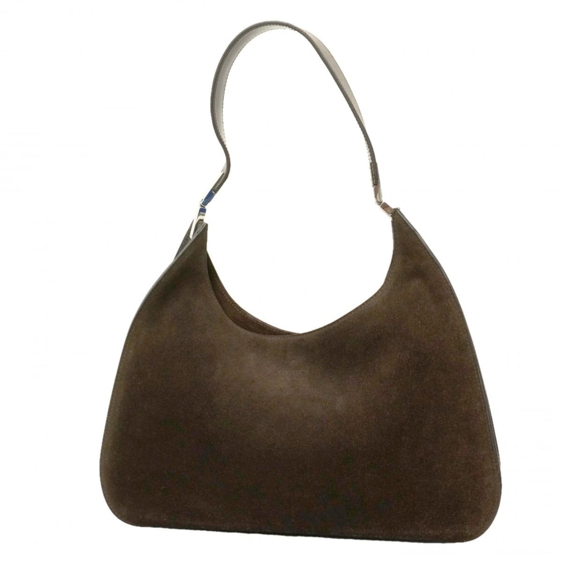 Gucci handbag 001 3767 suede dark brown women's P2695582 (1 of 15)