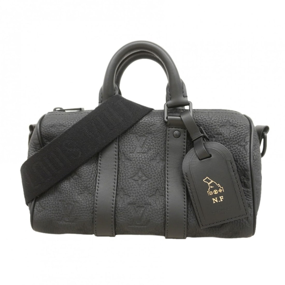 Louis Vuitton Keepall Bandoulière 25 Monogram Taurillon Handbag M20900 Noir 2-way bag for men (1 of 16)