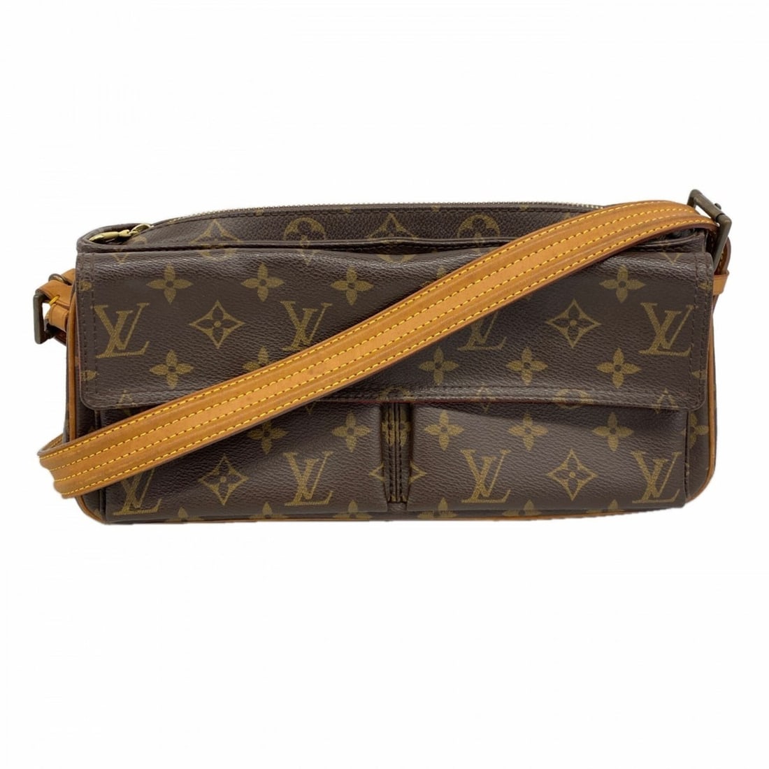 Louis Vuitton Monogram Vivacite MM Shoulder Bag M51164 Brown Women's (1 of 16)