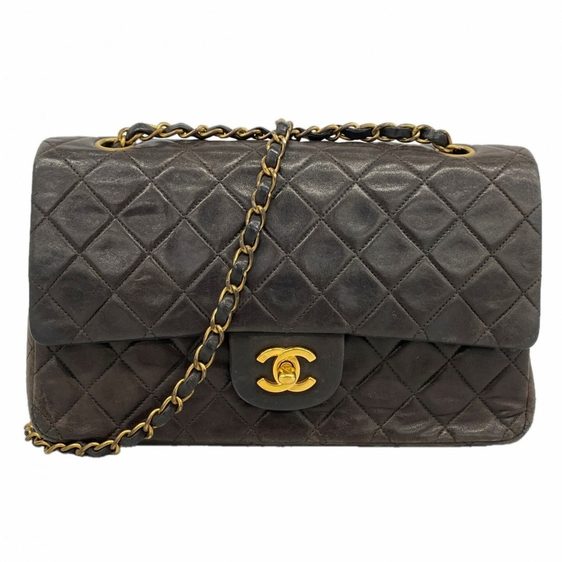 Chanel Matelassé Lambskin Shoulder Bag, Black, Women's (1 of 16)