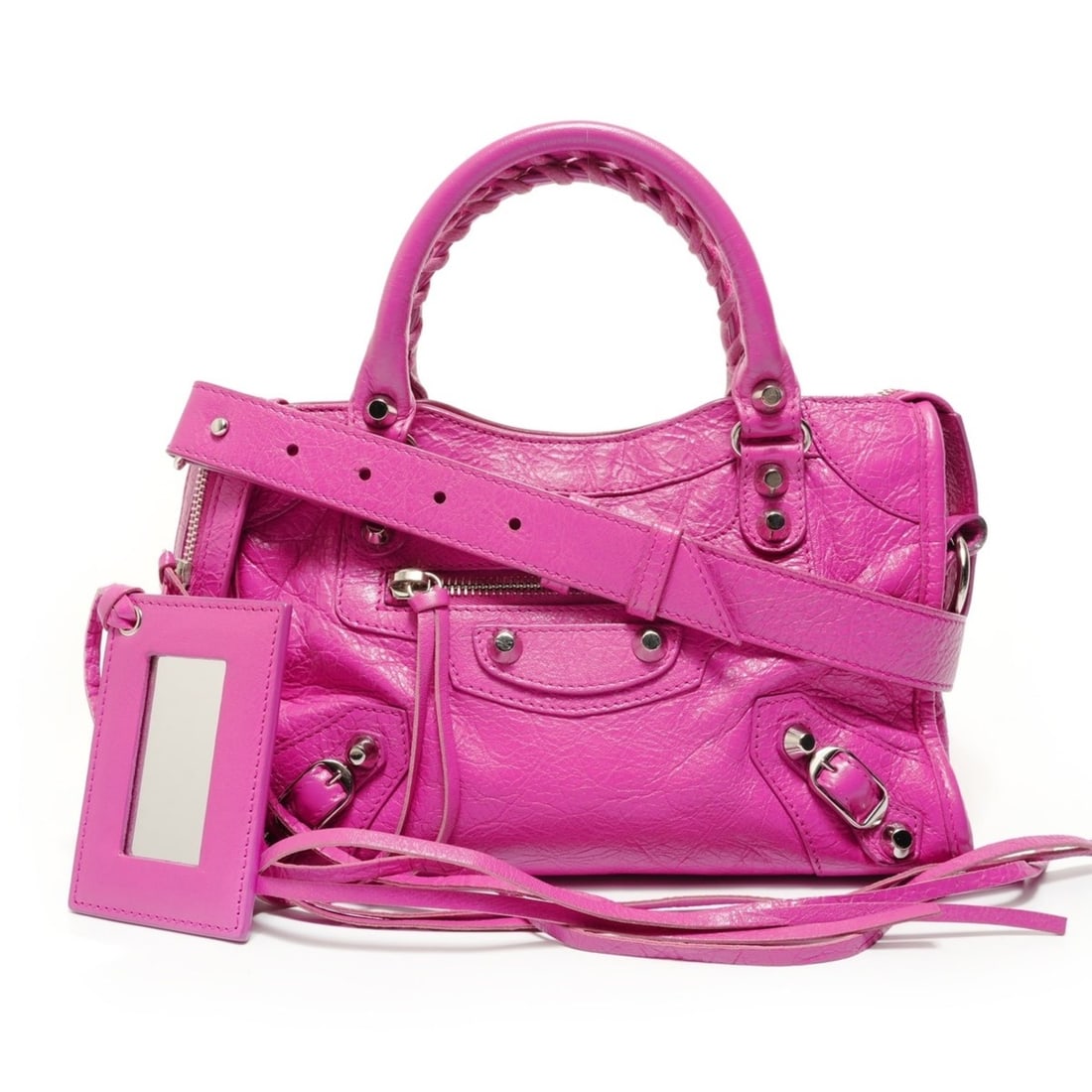 Balenciaga Classic Mini City 2-way Handbag, Pink (1 of 16)
