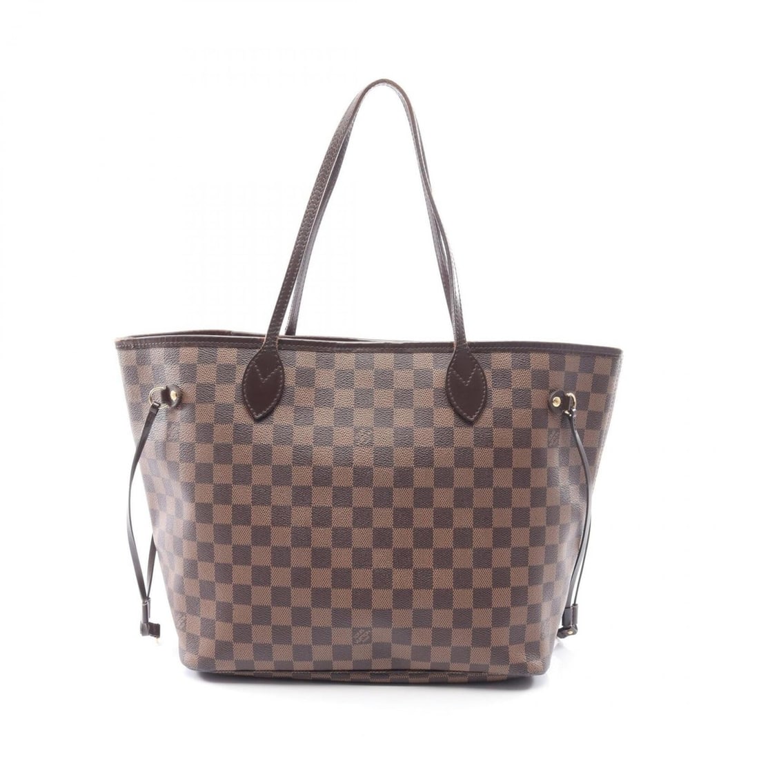 Louis Vuitton Neverfull MM Tote Bag Handbag, Coated Canvas and Leather, Damier Pattern, Women's,: --- Catalog ---Category: SizeSize (HxWxD): 29cm x 32cm x 15cm / 11.41'' x 12.59'' x 5.9''Category: DesignType: Handbag, Tote bagColor: Brown, Damier CanvasGender: WomenMaterial: Coated canvas ,