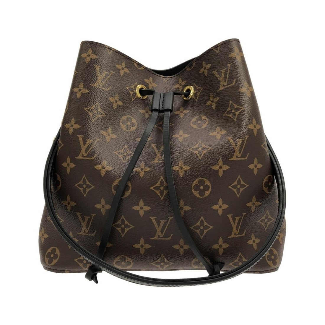 Louis Vuitton Monogram Neo Noe MM M44020 Shoulder Bag: --- Catalog ---Category: SizeWeight: 560g / 1.23lb.Size (HxWxD): 25cm x 26cm x 17cm / 9.84'' x 10.23'' x 6.69''Strap Length: 71cm - 122cm / 27.95'' - 48.03''Category: DesignType: Shoulder bagColor: