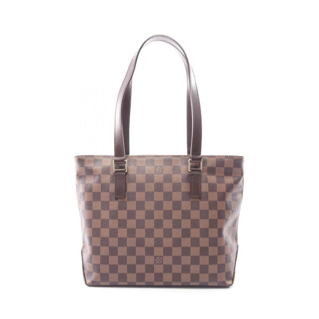 Louis Vuitton Cabas Piano Shoulder Bag/Handbag, Coated Canvas and Leather, Damier Pattern, Women's,: --- Catalog ---Category: SizeSize (HxWxD): 24cm x 27cm x 12cm / 9.44'' x 10.62'' x 4.72''Category: DesignType: Handbag, Shoulder bagColor: Brown, EbeneGender: WomenMaterial: Coated canvas , Leather