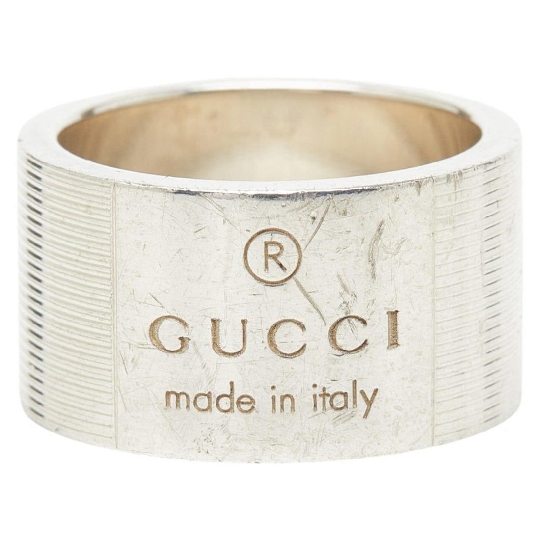 Gucci Logo Ring, Size #16, SV925 Silver, Women's, GUCCI (1 of 7)