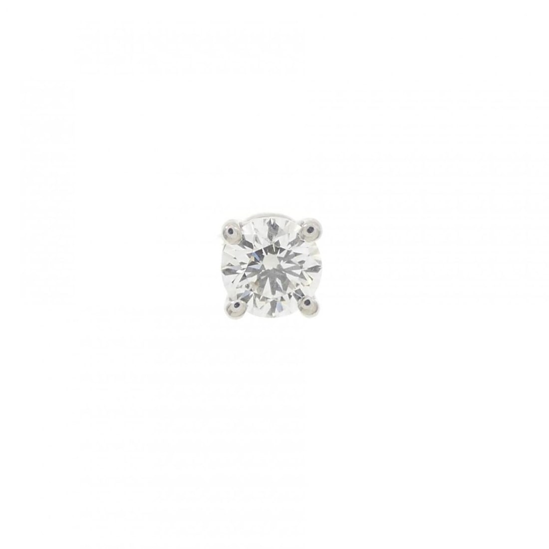 Tiffany & Co. Solitaire Earring (Single Earring): --- Catalog ---Category: SizeWeight: 0.9g / 0.03oz.Size (HxWxD): 4.30mm x 4.30mm / 0.17'' x 0.17''Category: DesignType: Stud earringsStone: DiamondGender: WomenMaterial: Platinum 950Category: GeneralB