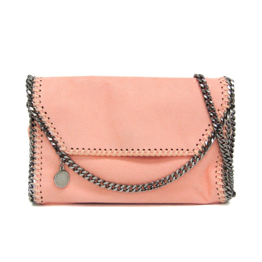 Stella McCartney Shaggy Deer 364519 W9132 Women's Polyester Shoulder Bag Coral Orange (1 of 13)