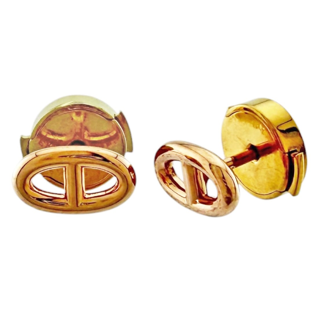 Hermes Chaine d'Ancre Earrings, 18k Gold, Women's, HERMES, 2 Colors (1 of 5)