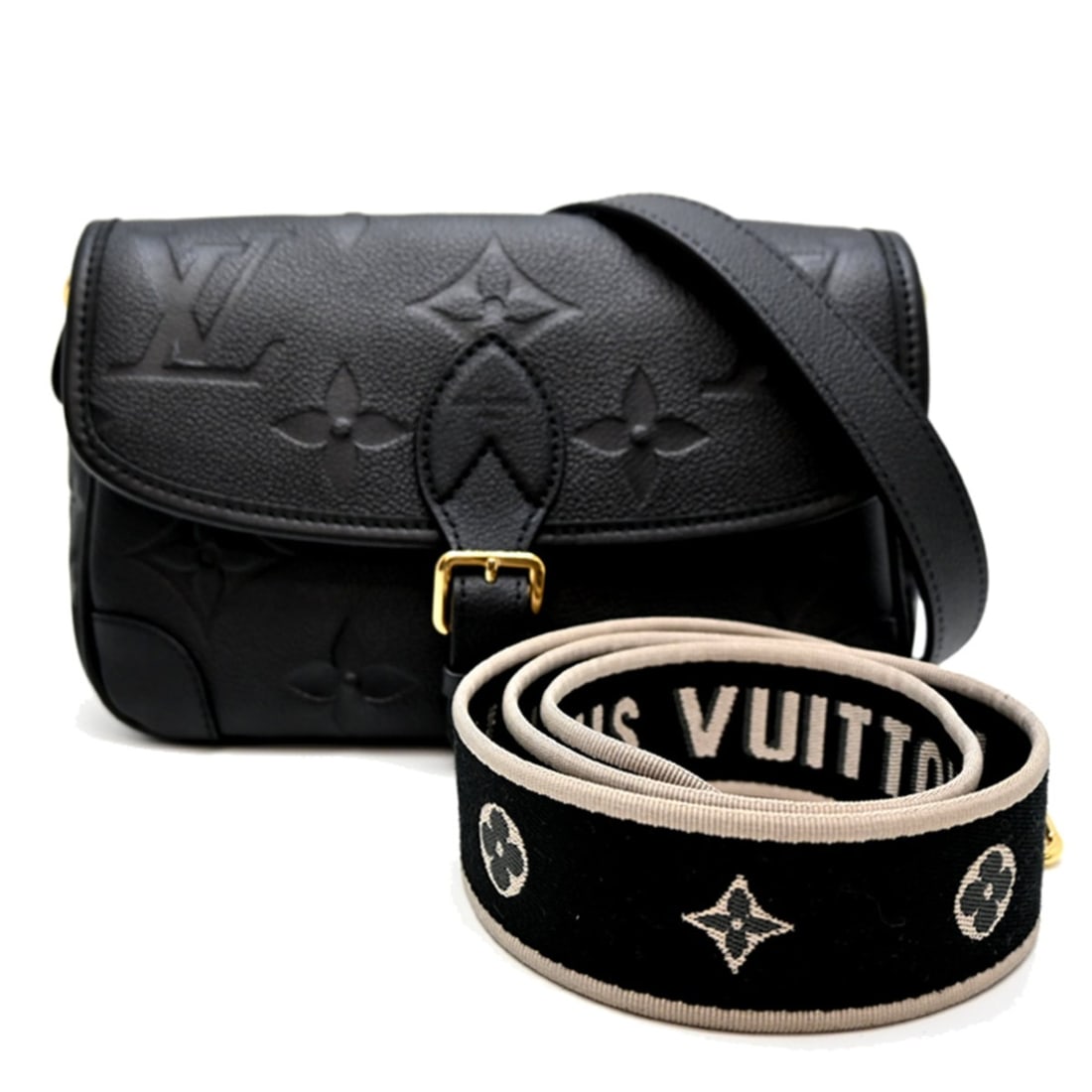Louis Vuitton Diane Women's Shoulder Bag M46386 Monogram Empreinte Noir: --- Catalog ---Category: SizeSize (HxWxD): 15cm x 24cm x 9cm / 5.9'' x 9.44'' x 3.54''Category: DesignType: Shoulder bagColor: NoirGender: WomenMaterial: Monogram Empreinte Category: GeneralMPN: M4638