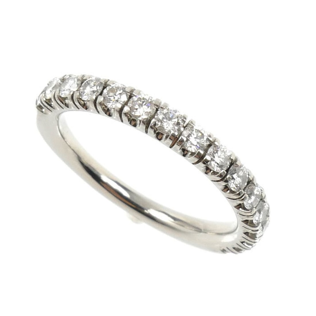 CARTIER Cartier Pt950 Platinum Etincelle de Half Eternity Ring B4216351 Diamond 1.51 4.4g Women's (1 of 8)