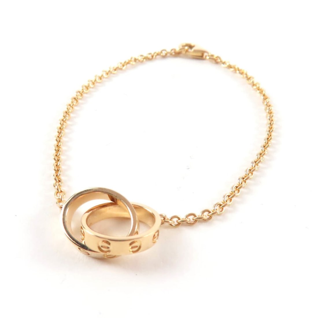 Cartier B6091000 Baby Love Bracelet, K18 750 (YG), Yellow Gold, Weight: 3.98g, Women's. (1 of 7)