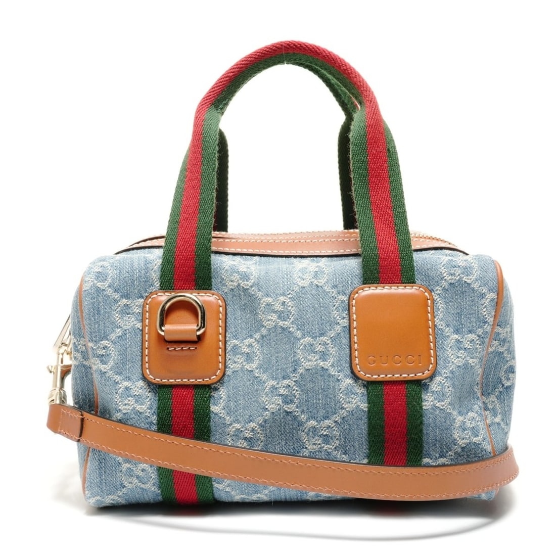 Gucci Ophidia Mini GG 2-Way Shoulder Bag (Denim, Blue): --- Catalog ---Category: SizeHandle Drop: 12.00cm / 4.72''Size (HxWxD): 12cm x 20cm x 12cm / 4.72'' x 7.87'' x 4.72''Strap Length: 107cm - 122cm / 42.12'' - 48.03''Category: DesignType: Shoulder