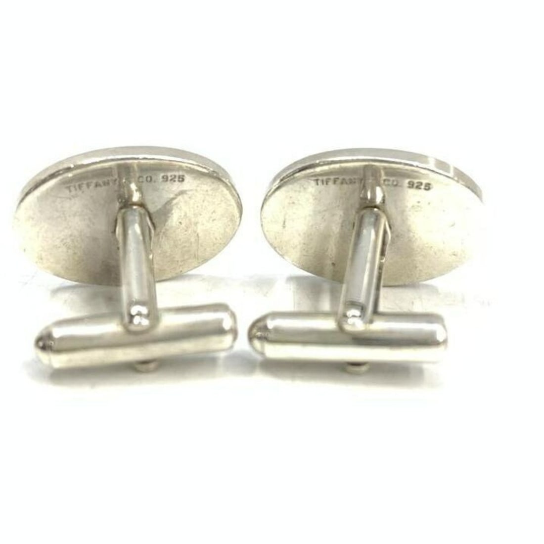 Tiffany Silver Button Cufflinks - 2