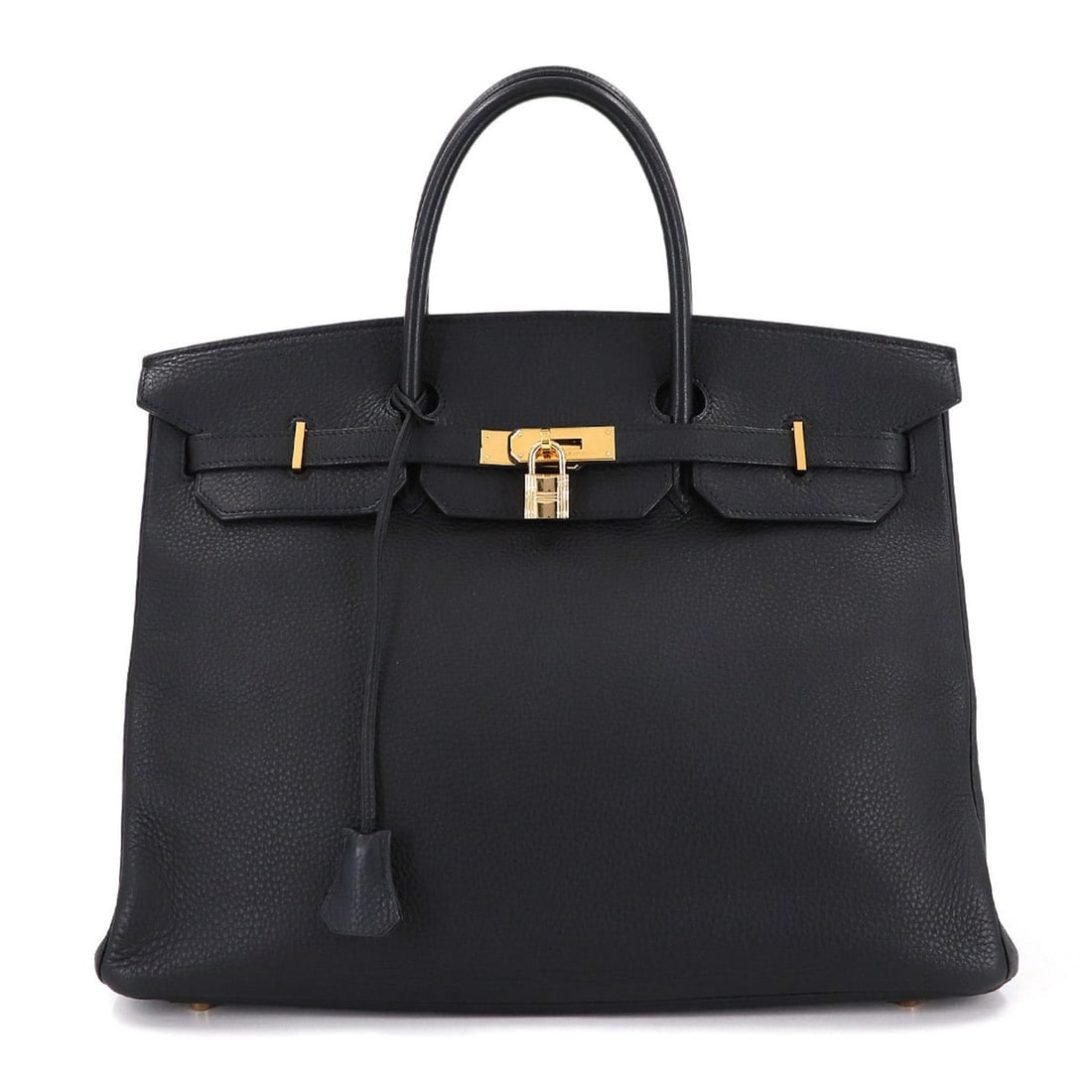 Hermes Hermès Birkin 40 Togo Black Handbag with Gold Hardware and E Stamp (1 of 10)