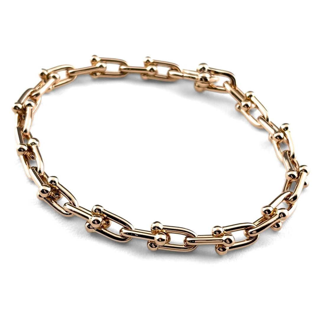 Tiffany & Co. Hardware Small Link Bracelet, PG Pink Gold (750), Women's Bracelet (1 of 5)