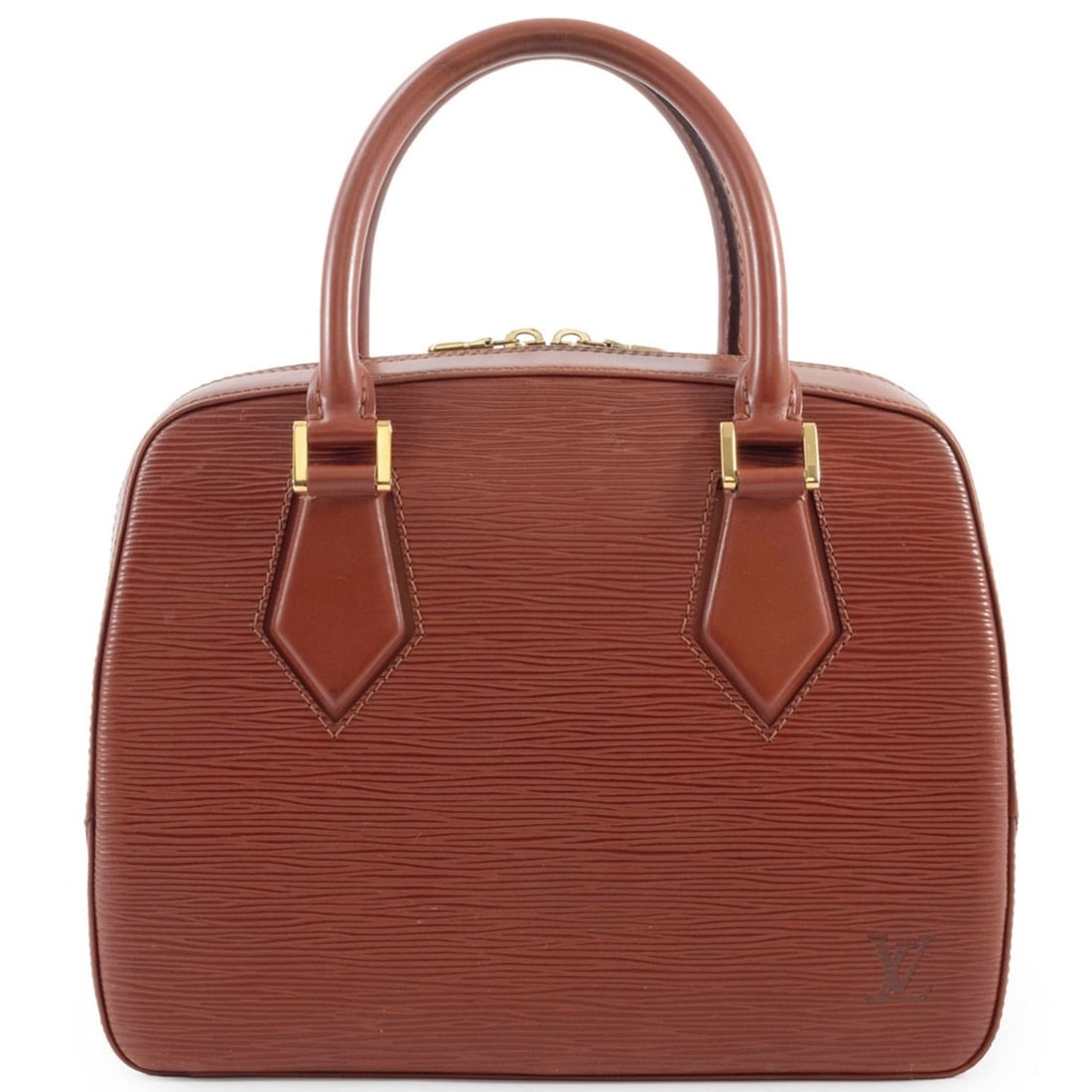 Louis Vuitton Sablon Handbag M52043 Epi Kenya Brown Women's (1 of 20)