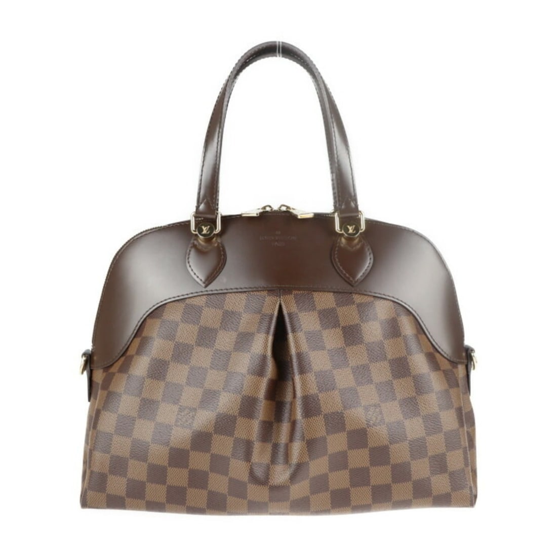 LOUIS VUITTON Louis Vuitton Salvi Handbag N41399 Damier Canvas Brown (1 of 9)