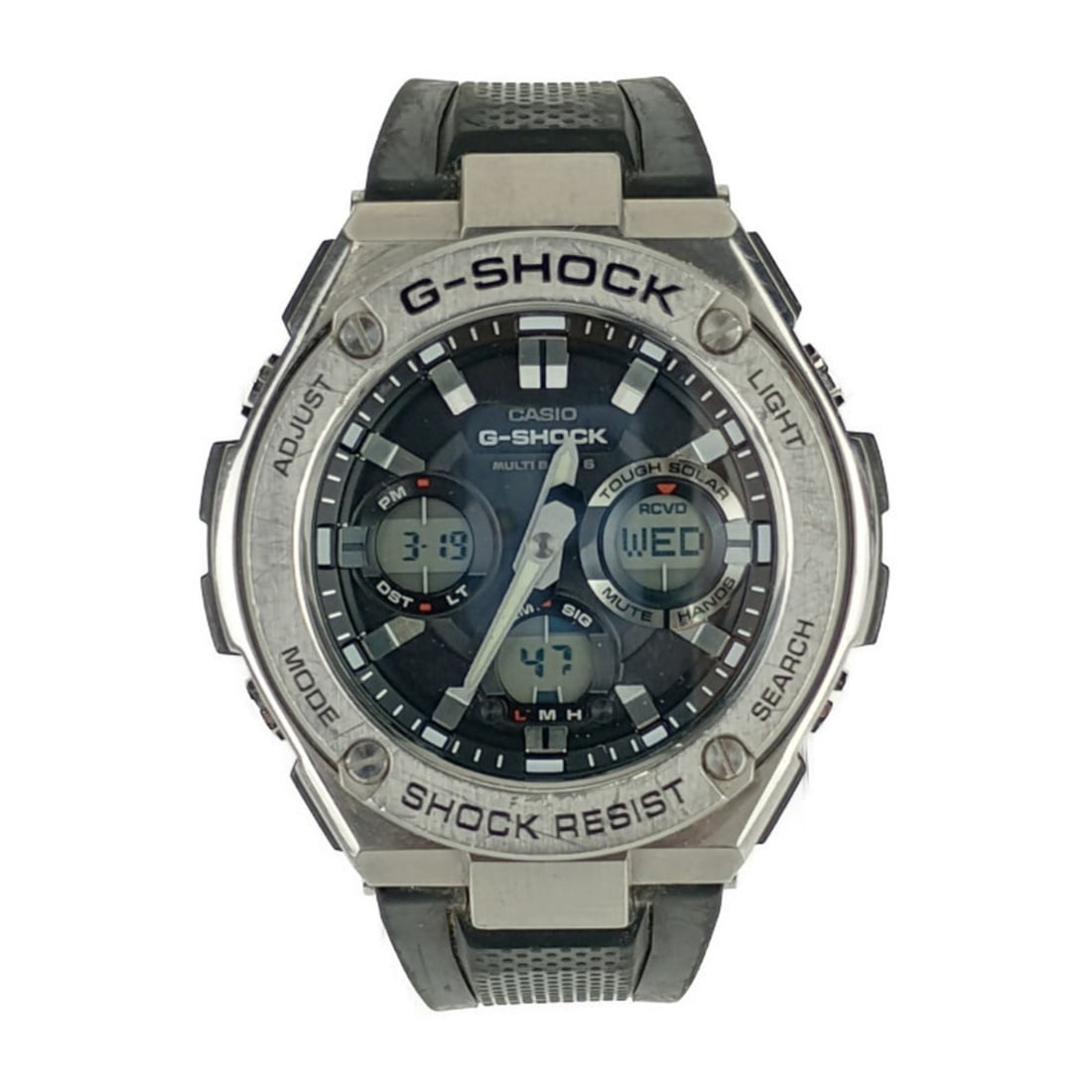 CASIO Casio Watch Mid Size Series GST-W310-1AJF Silver Black Stainless Steel Resin Men's Analog (1 of 13)
