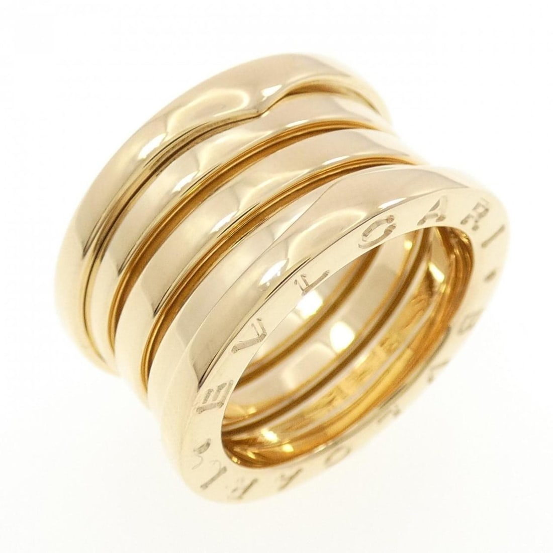 Bvlgari B.zero1 4-band ring: --- Catalog ---Category: SizeUS Size: 4.5Brand Size: 48Category: DesignType: Band ringGender: WomenMaterial: Yellow gold (18K)Category: GeneralBrand: Bvlgari--- Item List ---Section:
