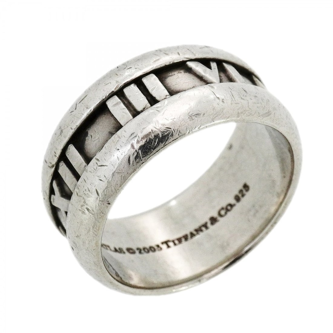 Tiffany & Co. Atlas Ring, Sterling Silver 925, Size 13, Women's, P2253369 (1 of 10)