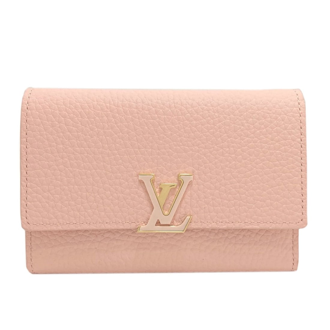 Louis Vuitton M82361 Portefeuille Capucines Compact Bi-fold Wallet, Taurillon Leather, Women's LOUIS (1 of 16)