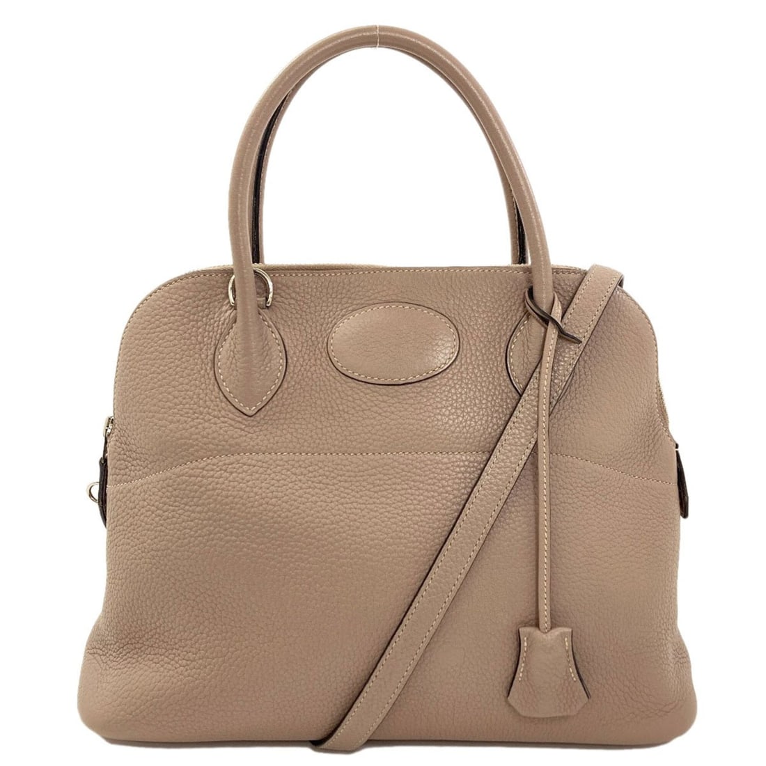 Hermes Bolide 31 Tourterelle Silver Hardware Handbag Taurillon Clemence Leather Women's HERMES: --- Catalog ---Category: SizeSize (HxWxD): 24.5cm x 31cm x 12cm / 9.64'' x 12.2'' x 4.72''Category: DesignType: HandbagGender: WomenMaterial: Taurillon clemence leather Category: GeneralBrand: Hermes-