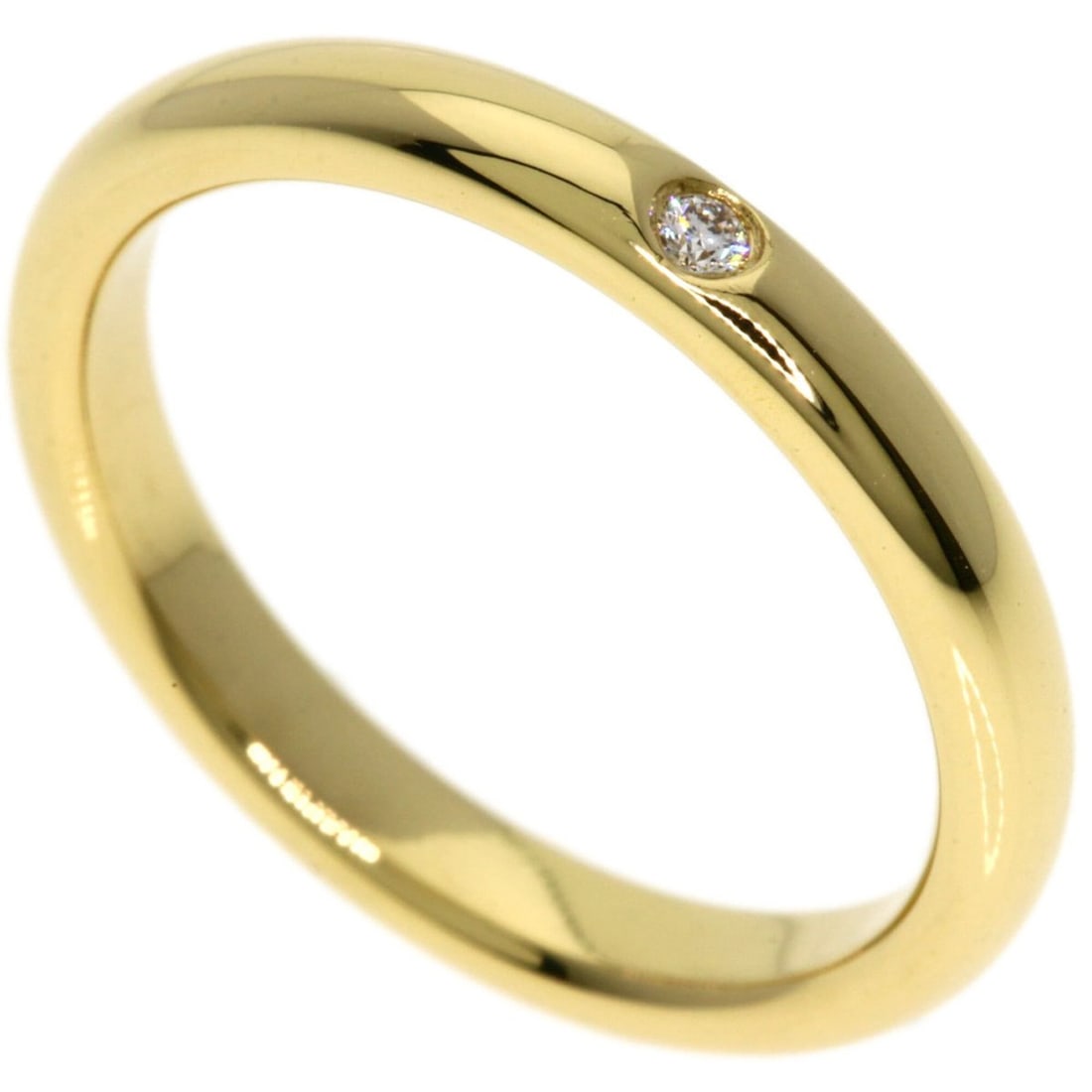 Tiffany & Co. Wedding Ring with 1 Diamond, 18K Yellow Gold, for Women. (1 of 9)