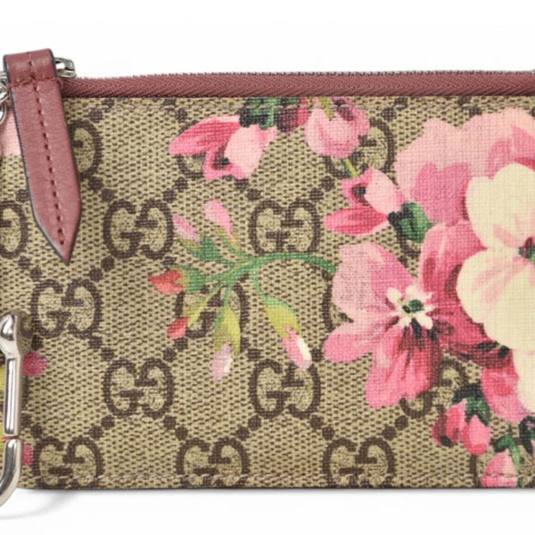 Gucci Key Case Coin Purse GUCCI BLOOMS GG Blooms Supreme 421311 KU2IN 8693 Pink Multi (1 of 10)
