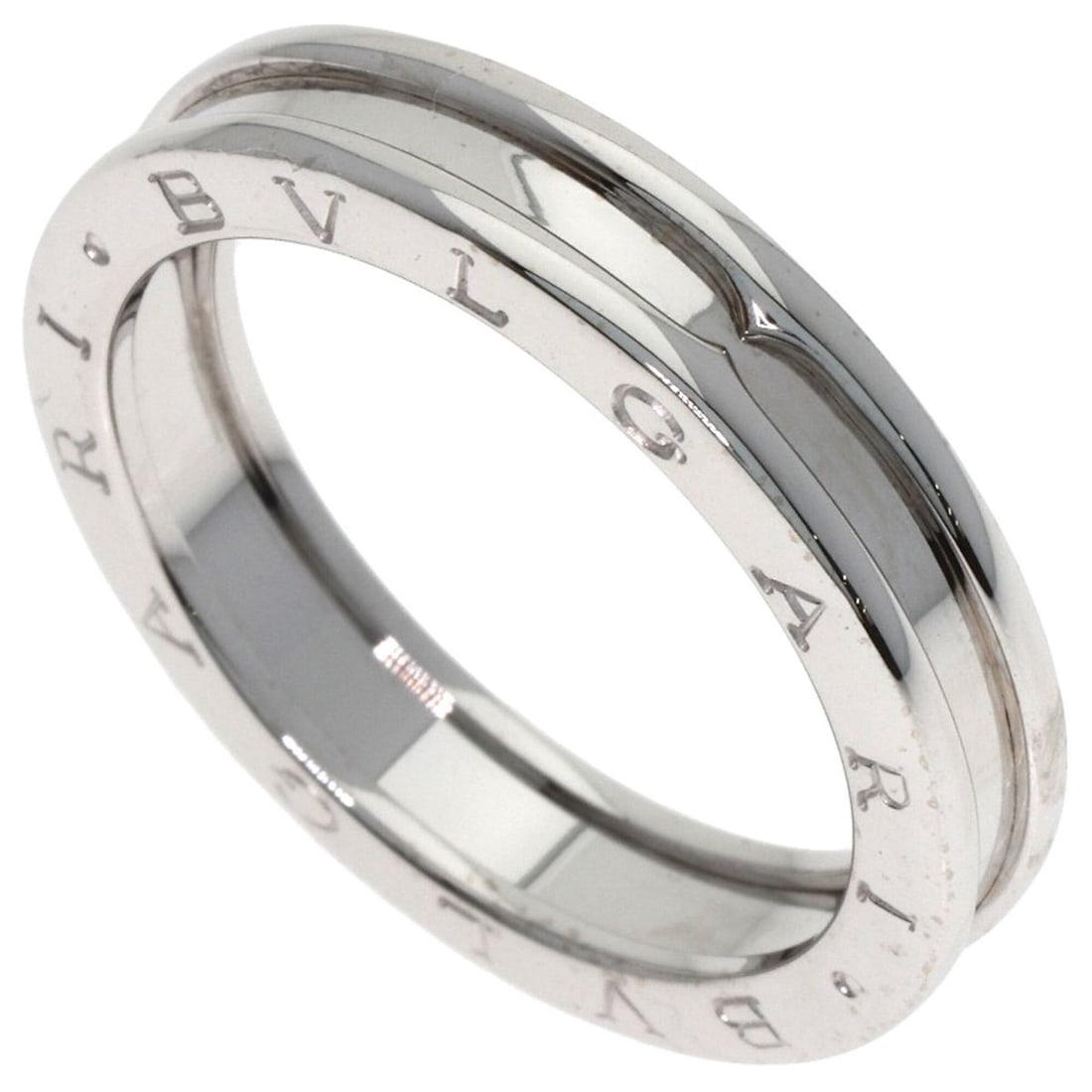 Bvlgari Bulgari B-zero1 1-band #65 ring, 18K white gold, men's watch. (1 of 12)