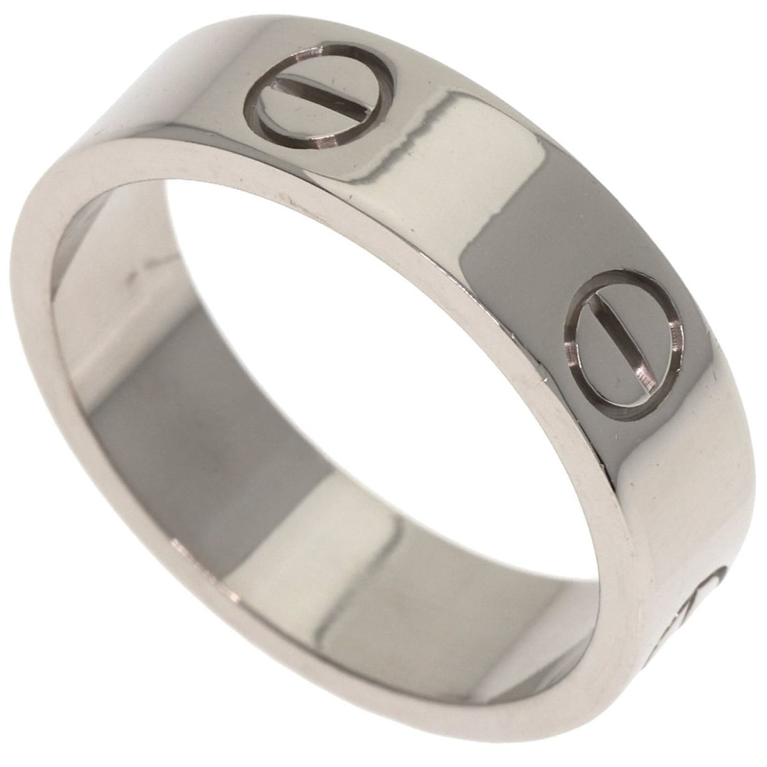Cartier Love Ring #56, 18K White Gold, Women's Ring, CARTIER (1 of 13)