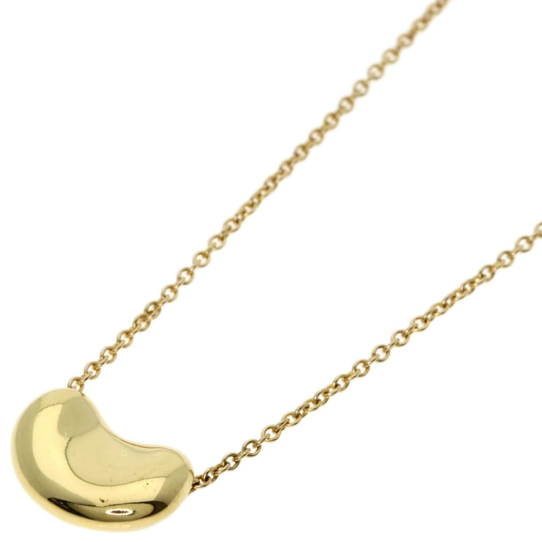 Tiffany Bean Necklace, 18K Yellow Gold, Women's, TIFFANY&Co. (1 of 10)