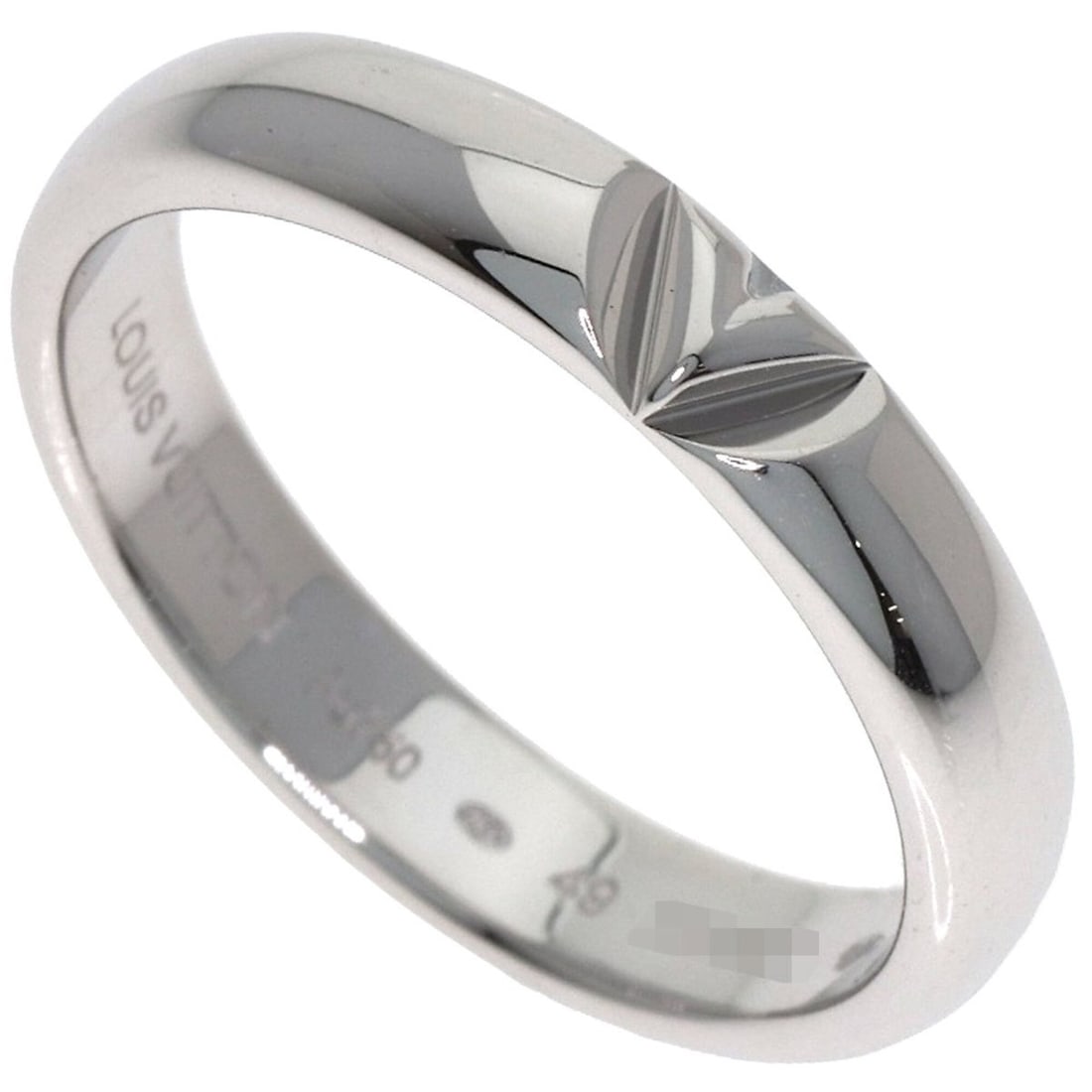 Louis Vuitton LV Volte Multi wedding ring, size #49, 18K white gold, women's ring. (1 of 14)
