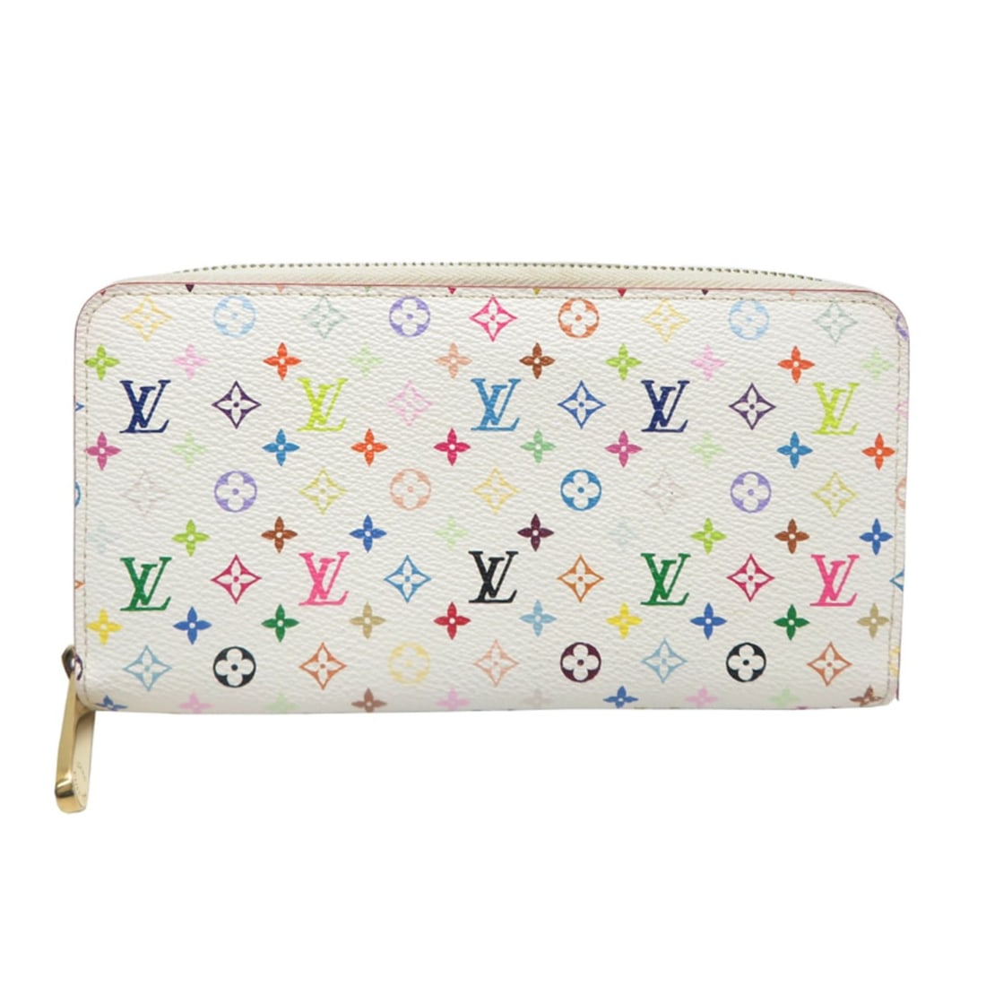 Louis Vuitton Zippy Wallet Women's Long M60241 (Discontinued) Monogram Multicolor White (1 of 11)