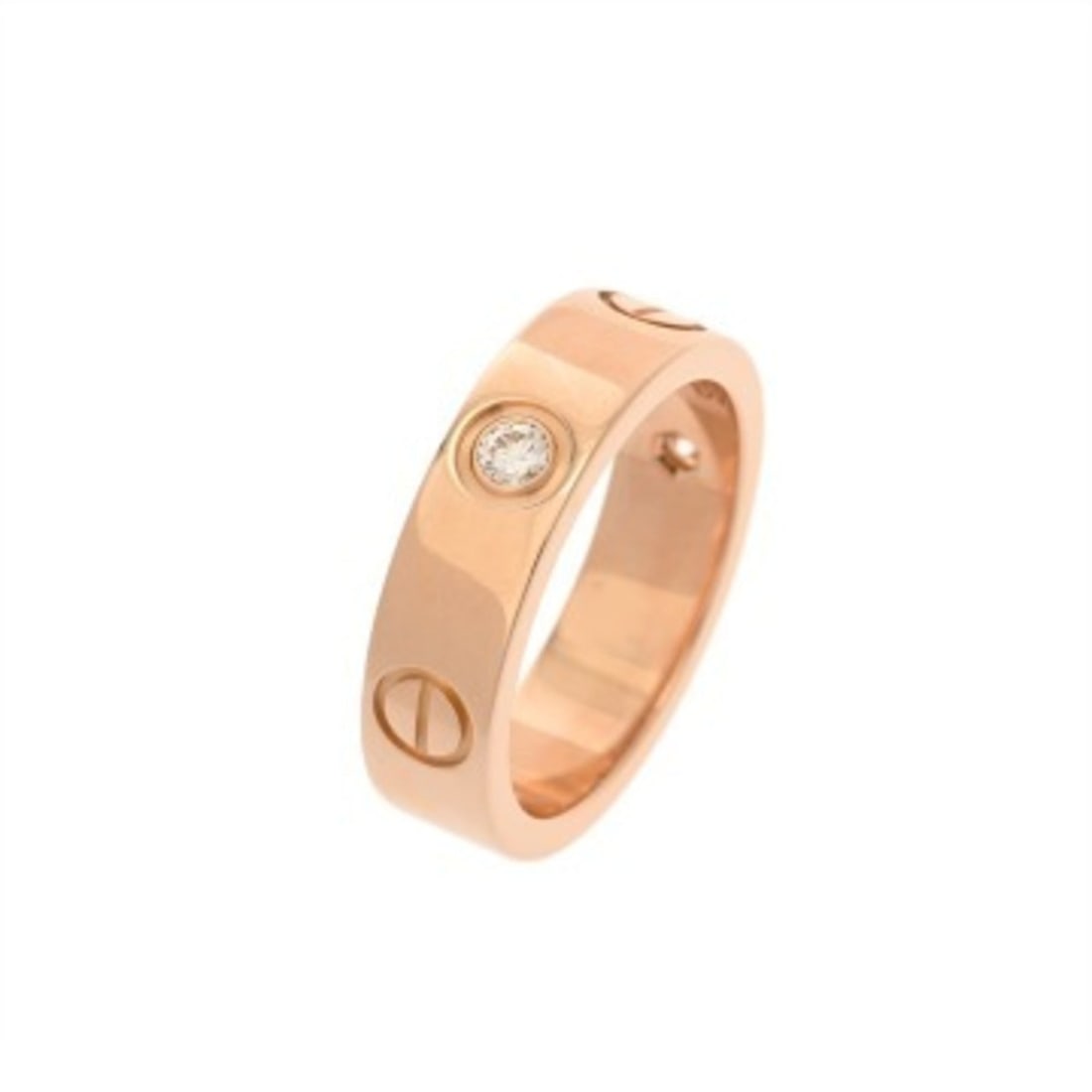 CARTIER Love Ring 3PD #53, March 2026 Repair Details, Women's, 18K Pink Gold (PG), Ring, Grade A, (1 of 11)