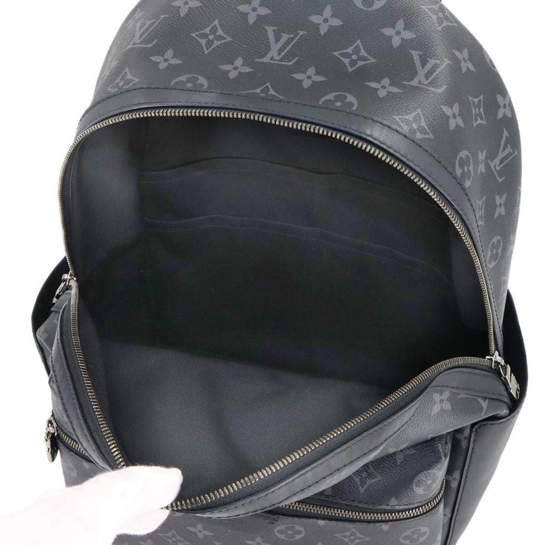 Louis Vuitton Monogram Eclipse Discovery Backpack PM (Black, M22558, RFID) - 6