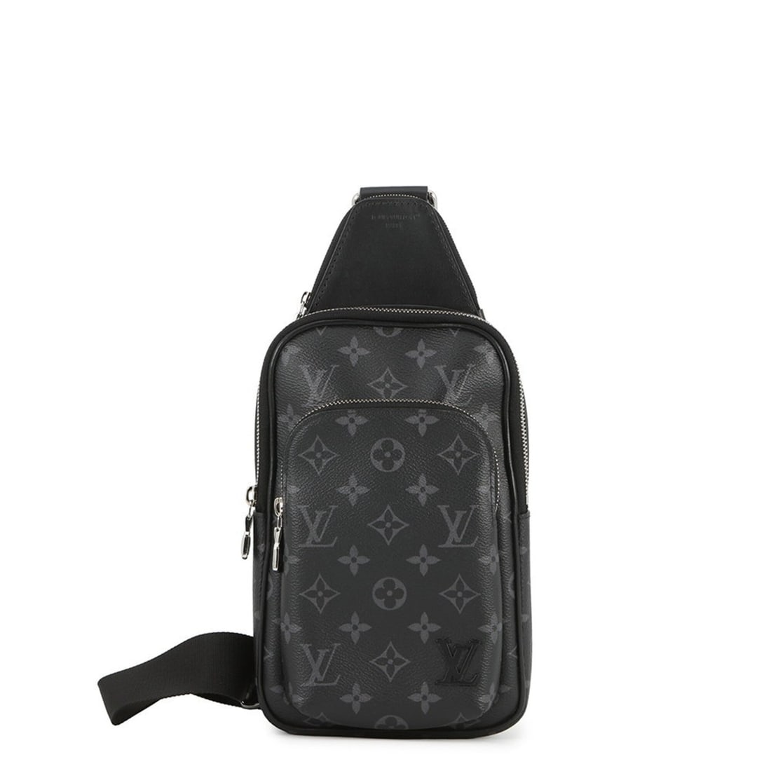 Louis Vuitton Monogram Eclipse Avenue Sling Bag PM M47137 Black - Handbag for Men (1 of 16)