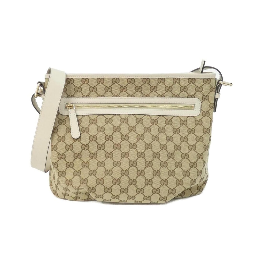 Gucci 388930 KQWFY Shoulder Bag: --- Catalog ---Category: SizeSize (HxWxD): 27cm x 33cm x 10cm / 10.62'' x 12.99'' x 3.93''Category: DesignType: Shoulder bagColor: Beige, IvoryGender: WomenMaterial: GG canvas Hardware Color: