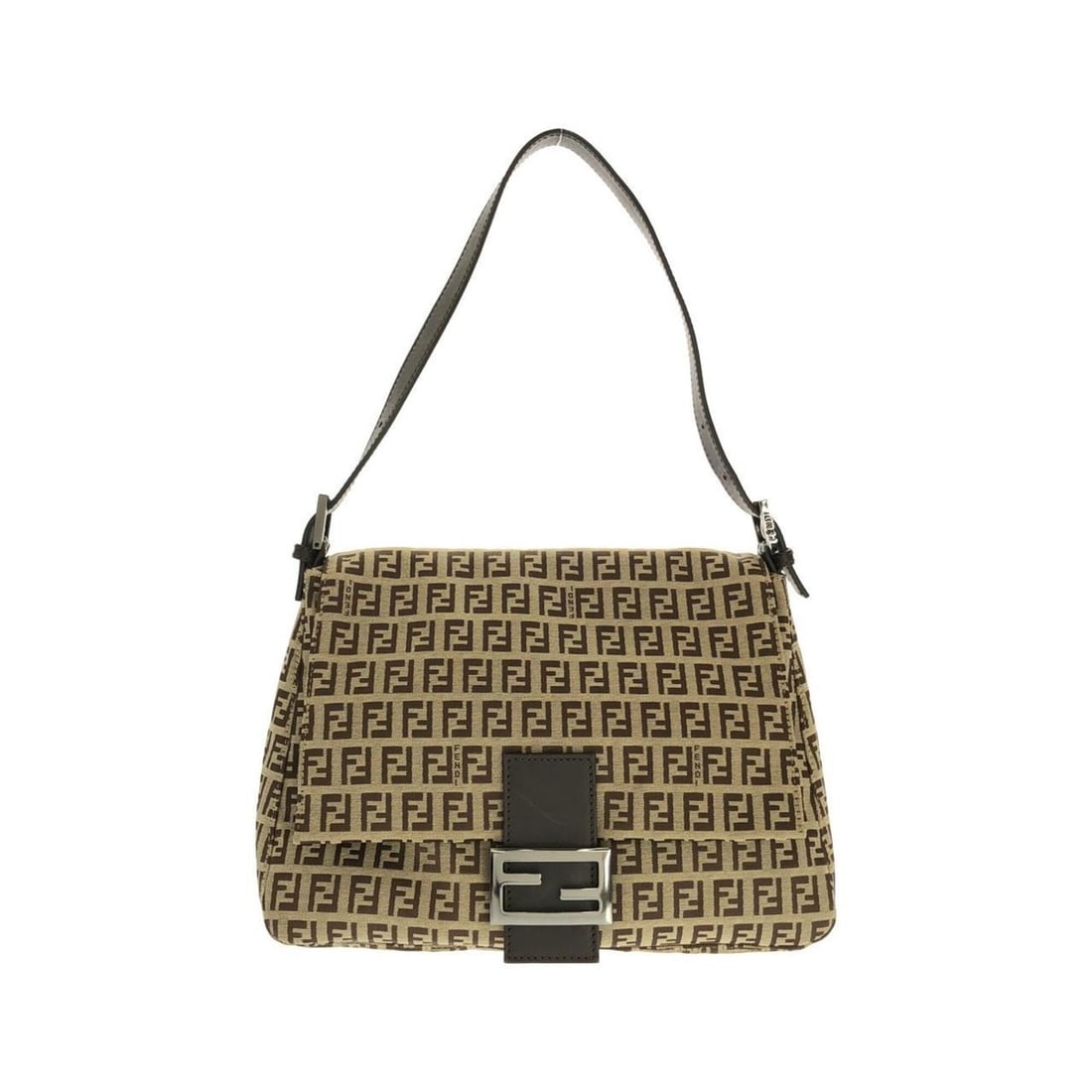 Fendi Mamma Baguette 8BR001 NY1 Shoulder Bag: --- Catalog ---Category: SizeSize (HxWxD): 21.5cm x 29cm x 11.5cm / 8.46'' x 11.41'' x 4.52''Category: DesignType: Shoulder bagColor: BrownGender: Men,WomenMaterial: Canvas Category: GeneralMPN: