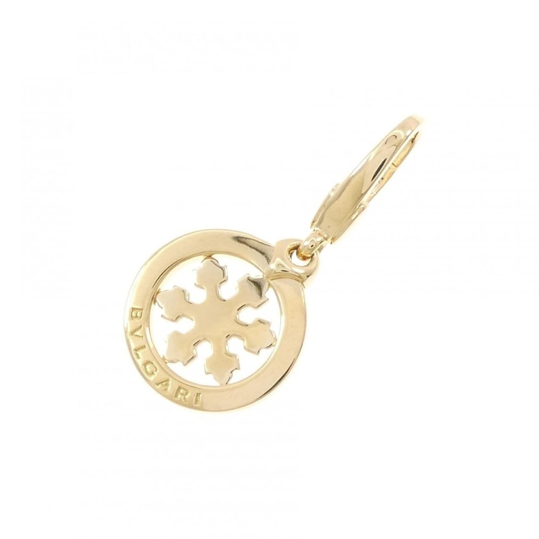 Bvlgari Tondo Snowflake Charm: --- Catalog ---Category: SizePendant Size: 29mm x 14.3mm / 1.14'' x 0.56''Category: DesignGender: WomenMaterial: Yellow goldNecklace Type: PendantCategory: GeneralBrand: Bvlgari--- Item List