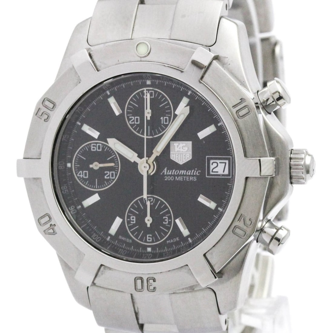 TAG HEUER 2000 Exclusive Chronograph Automatic Watch CN2111 Polished (1 of 10)