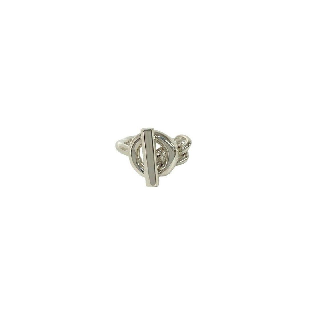 HERMES Croisette Sterling Silver 925 Ring, Accessory, Item Number 29405 (1 of 6)