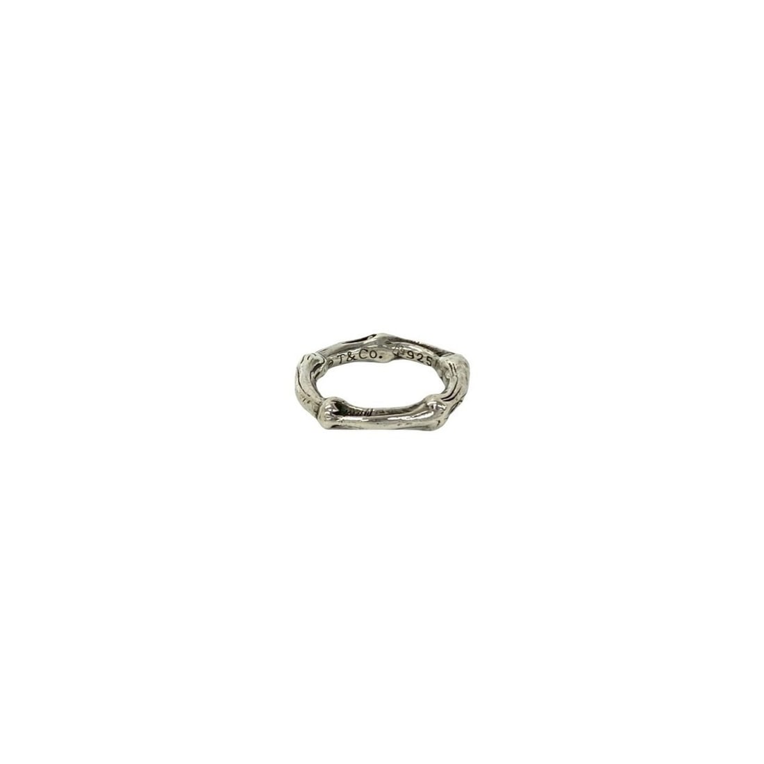 TIFFANY&Co. Tiffany Bamboo Sterling Silver 925 Ring, Finger Accessory, 18583 (1 of 7)