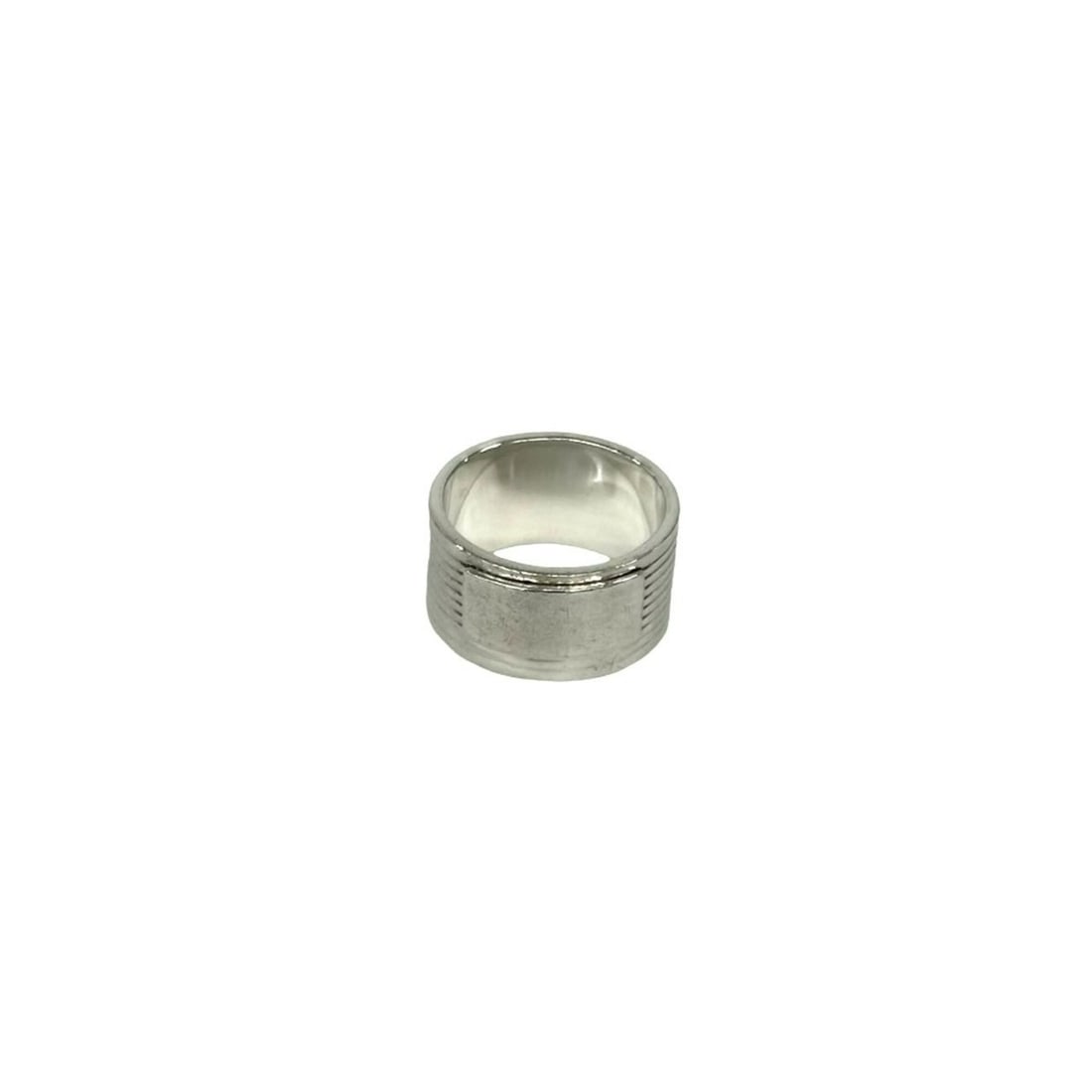 GUCCI Rib Design Ring, Sterling Silver 925, Men's Accessory, Item Number 38972 (1 of 6)