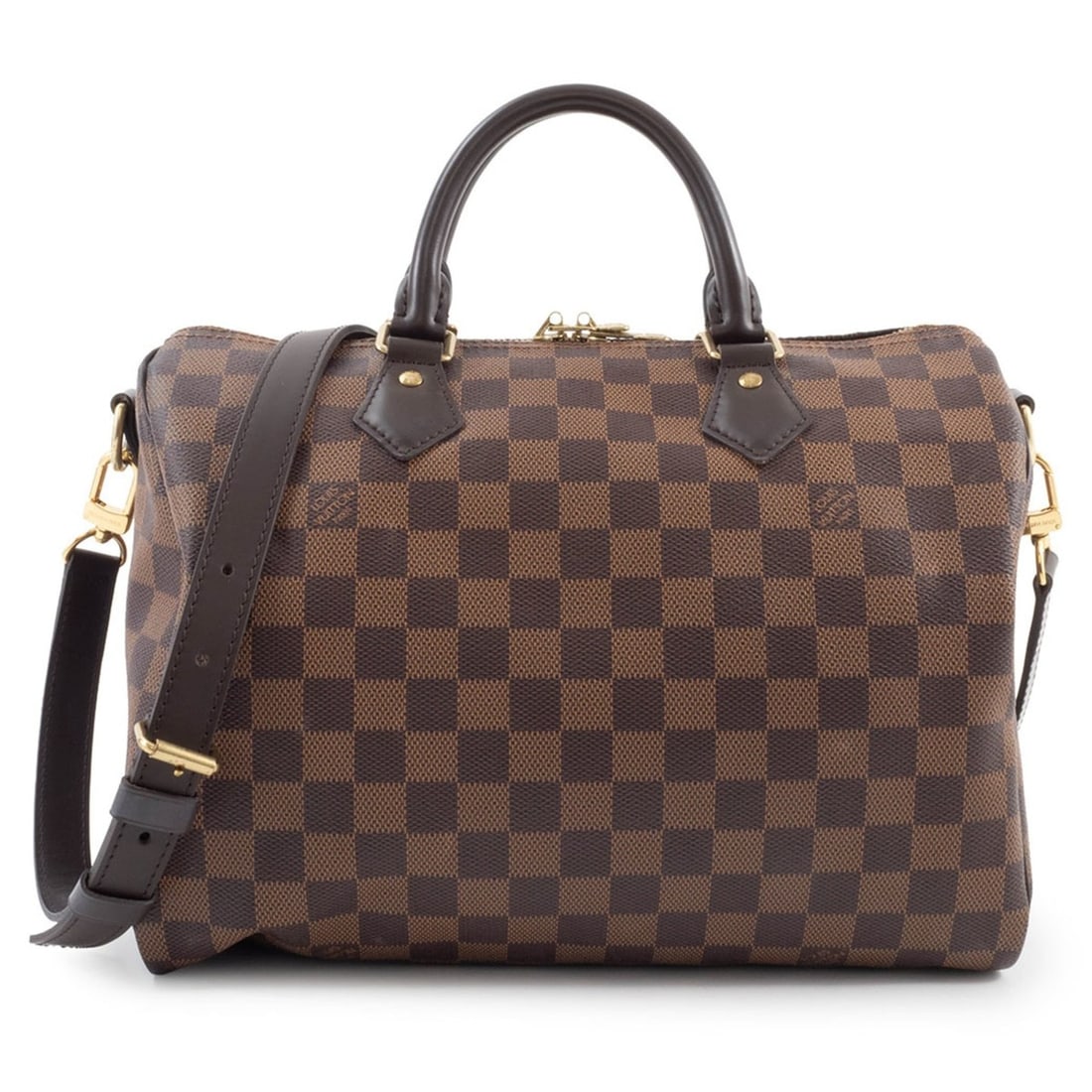 Louis Vuitton Speedy Bandoulière 30 Handbag N41367 Damier Ebene Canvas Women's N40590 (1 of 19)