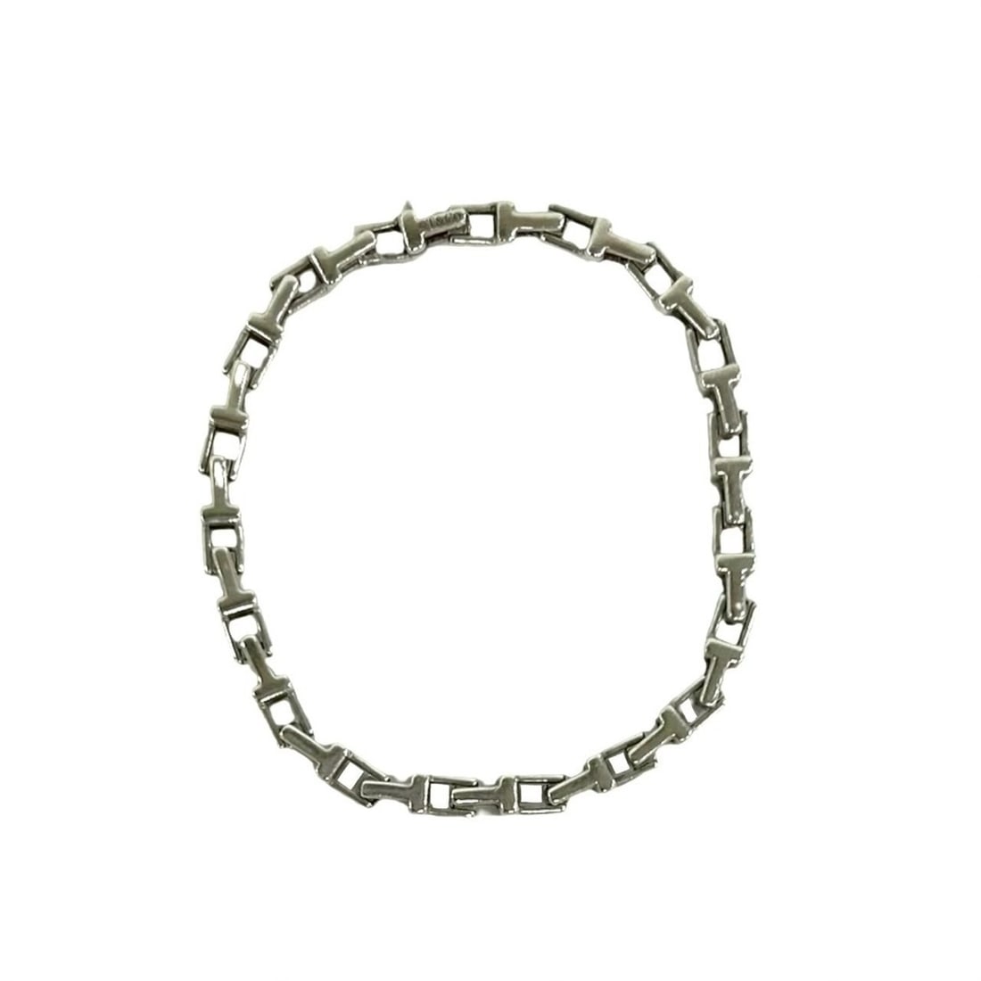 TIFFANY&Co. Tiffany T Narrow Bracelet, Sterling Silver 925 Bangle, Accessory, 95580 (1 of 10)